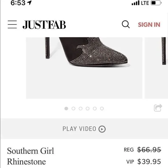 Just Fab beautiful  black 5” stilettos Nwot - Picture 13 of 13